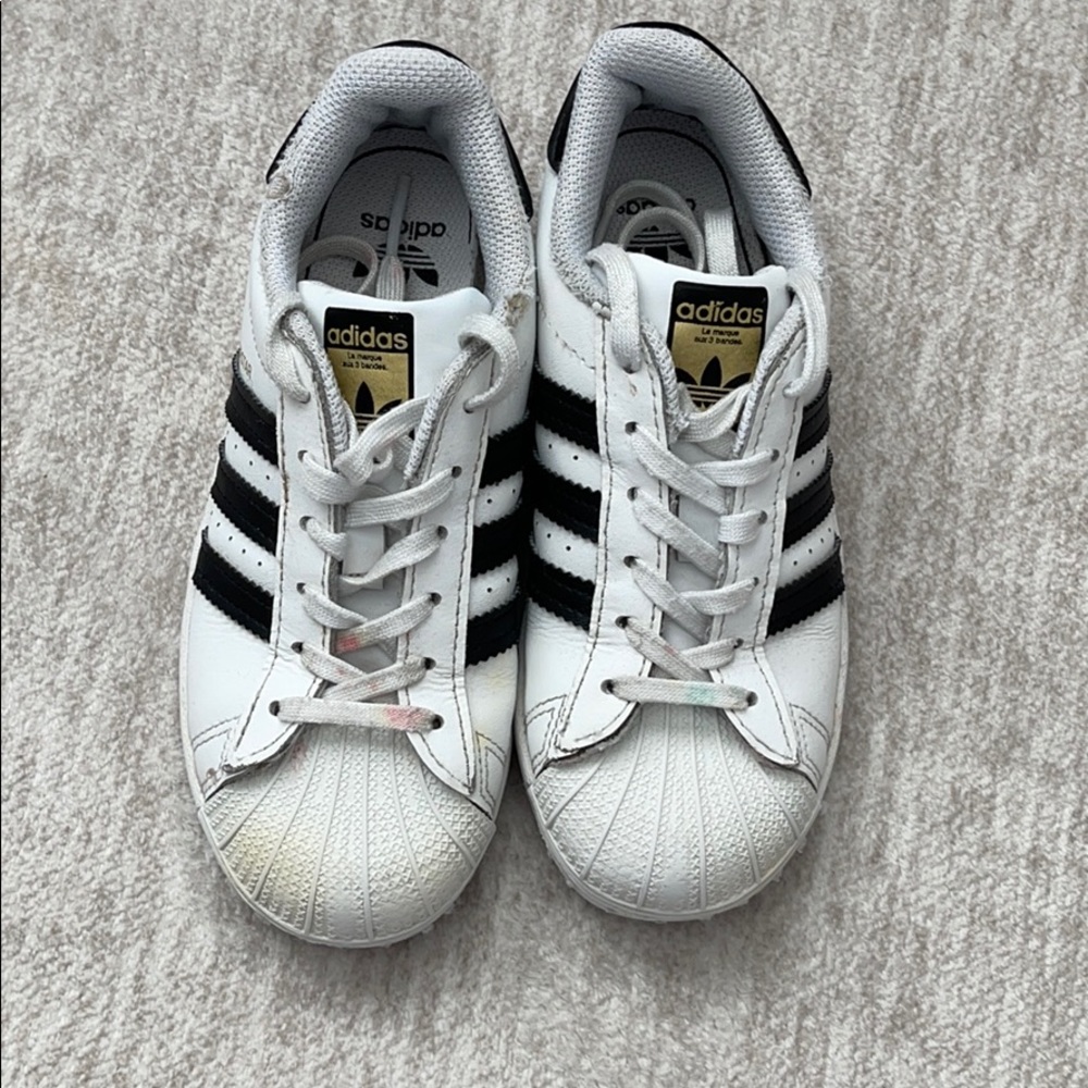 Kids adidas super star size 13 1/2